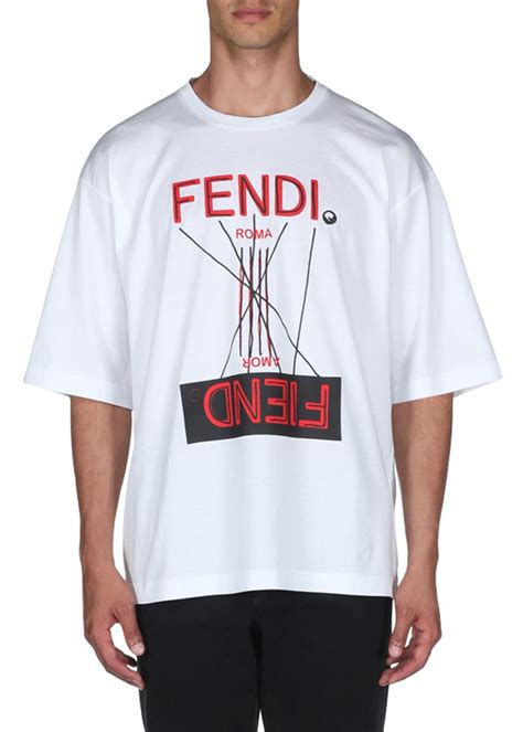 fendi men tshirt|Fendi fiend t shirt.